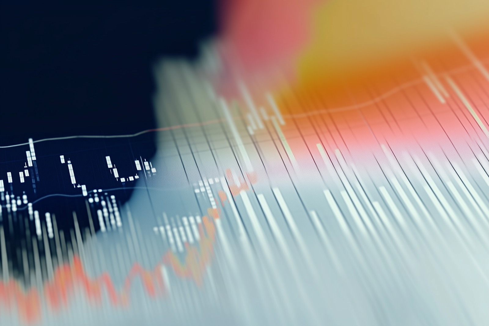 Professional financial planning dashboard showing investment charts and portfolio analysis